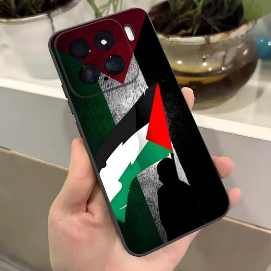 Palestine Flag Phone Case For Xiaomi 15 14 13 12 11 T Lite Ultra Redmi Note 14 13 12 Pro ProPlus 12 10 C 5G Cover