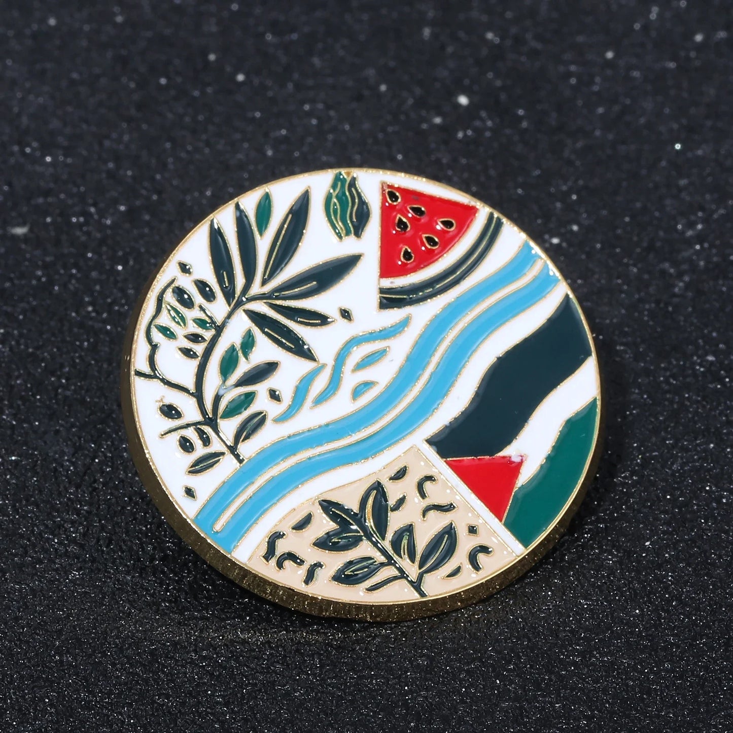 High-quality kuffiya Brooch