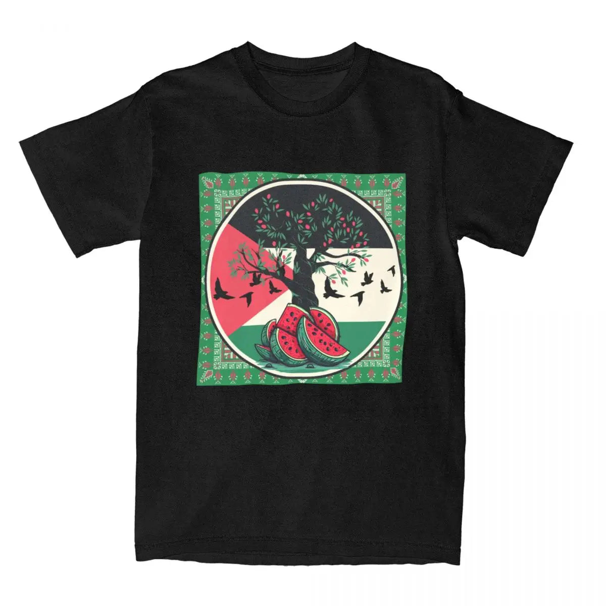 T-Shirts Palestine Watermelon 100% Cotton