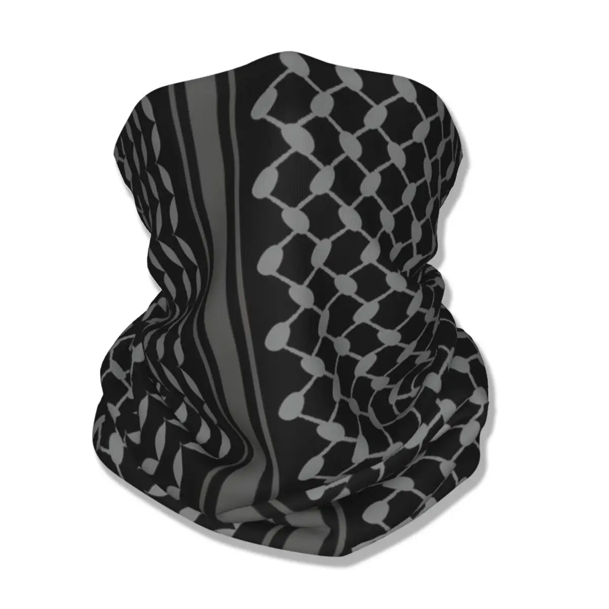 Palestine Keffiyeh In Black Bandana Neck Gaiter Printed Mask Scarf Multi-use Balaclava Hiking for Men Women Adult Winter