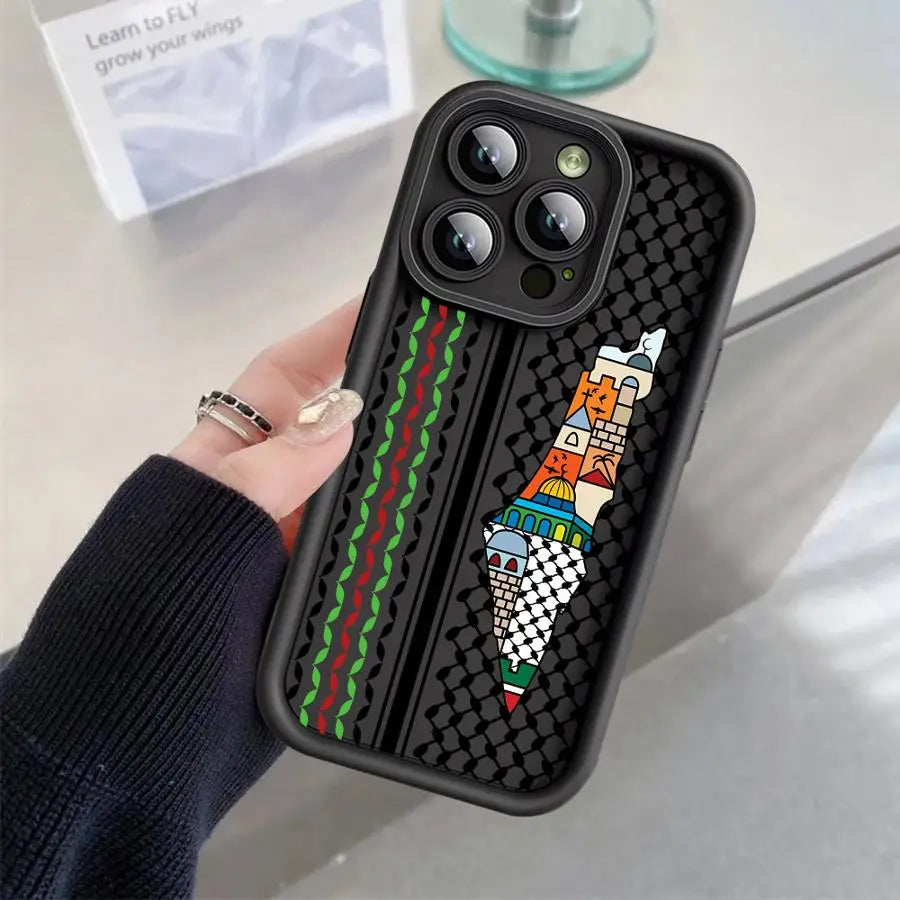 high quality Hattah Keffiyeh Phone Case for Apple iPhone TPU Soft Cover