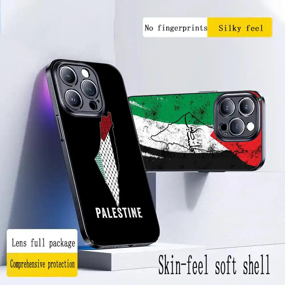 Palestine's map peace pattern Phone Case For iPhone Shockproof Cover