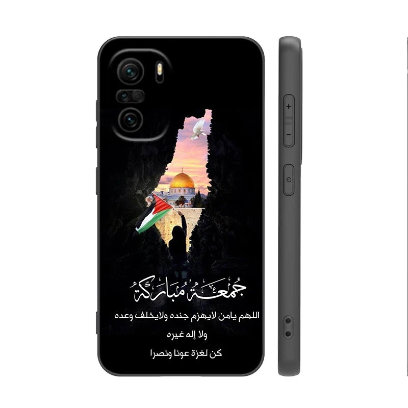Palestine Flag MAP  Phone Case For Xiaomi POCO F3 X3 NFC X4 GT F5 F6 F7 M3 M4 M6 M7 X5 X7 Pro C40 C65 F4 M5 5G Cover
