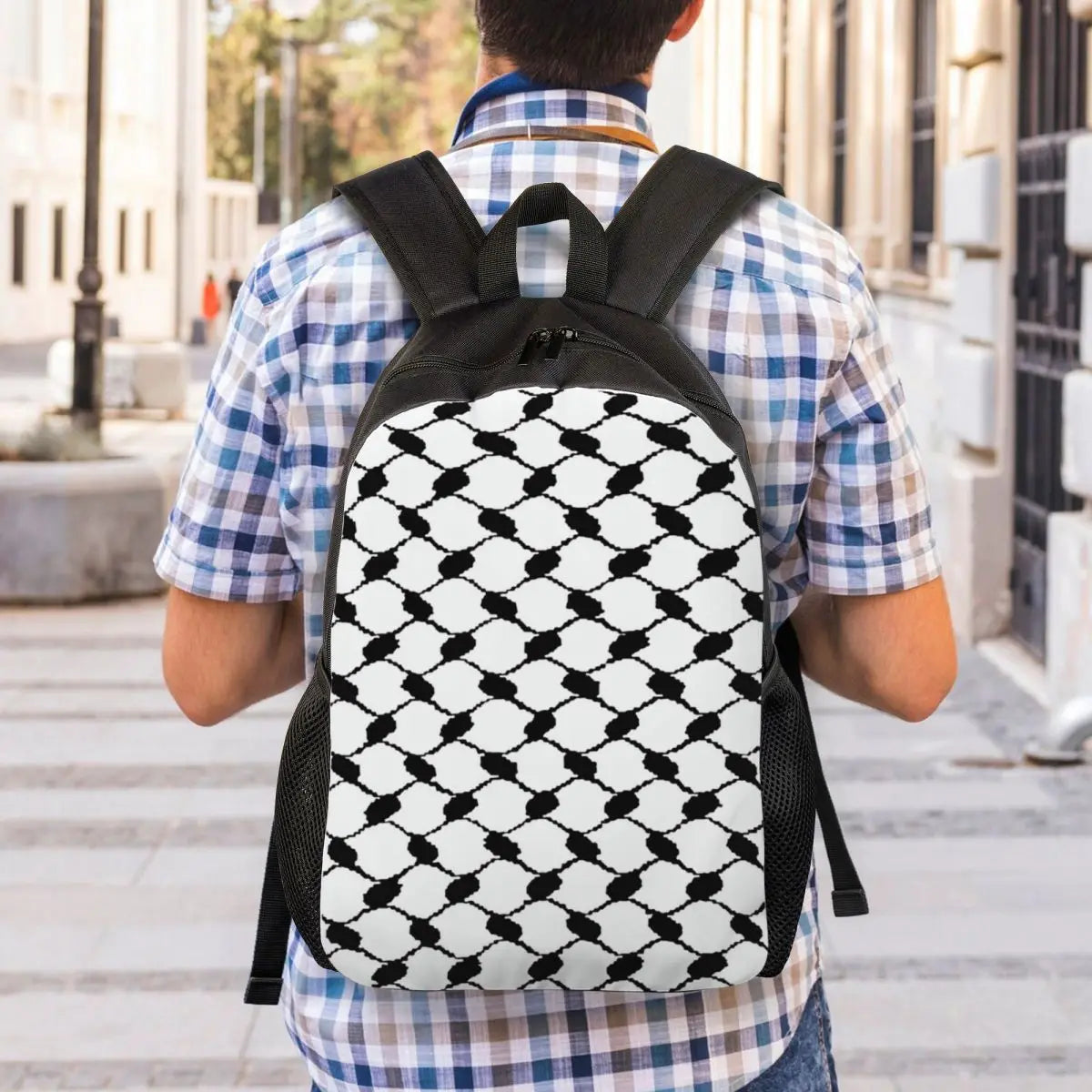 Palestinians Keffiyeh Backpack Fits 15 Inch Laptop