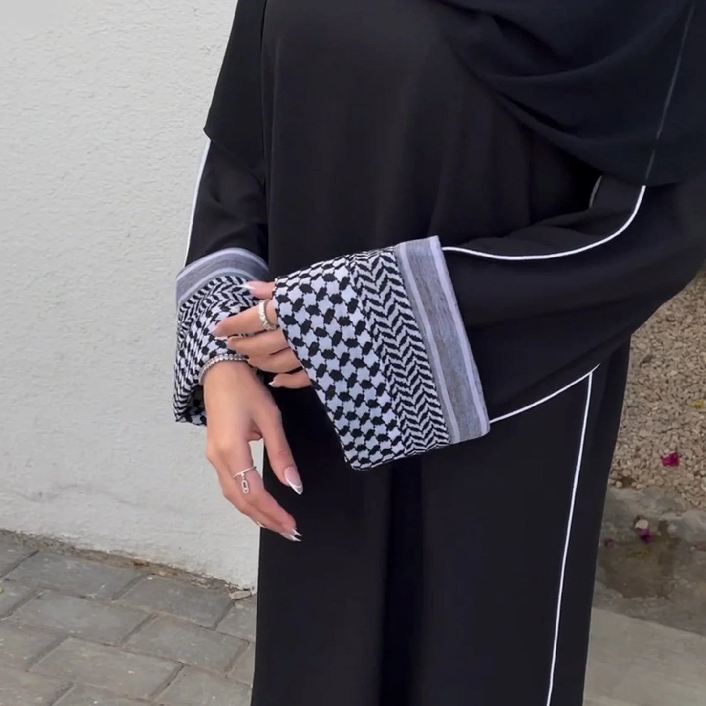 Latest Palestinian Kefiyyeh Abaya