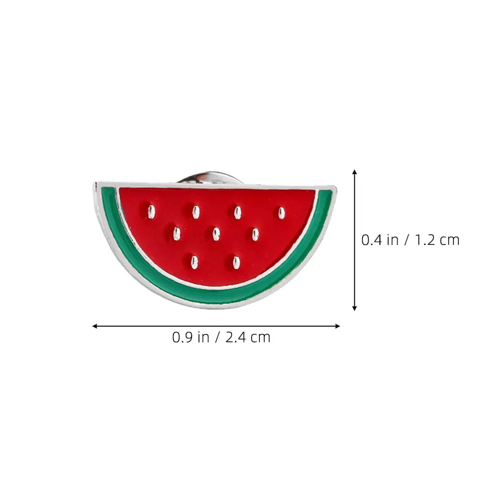 4 Pcs Watermelon Brooch
