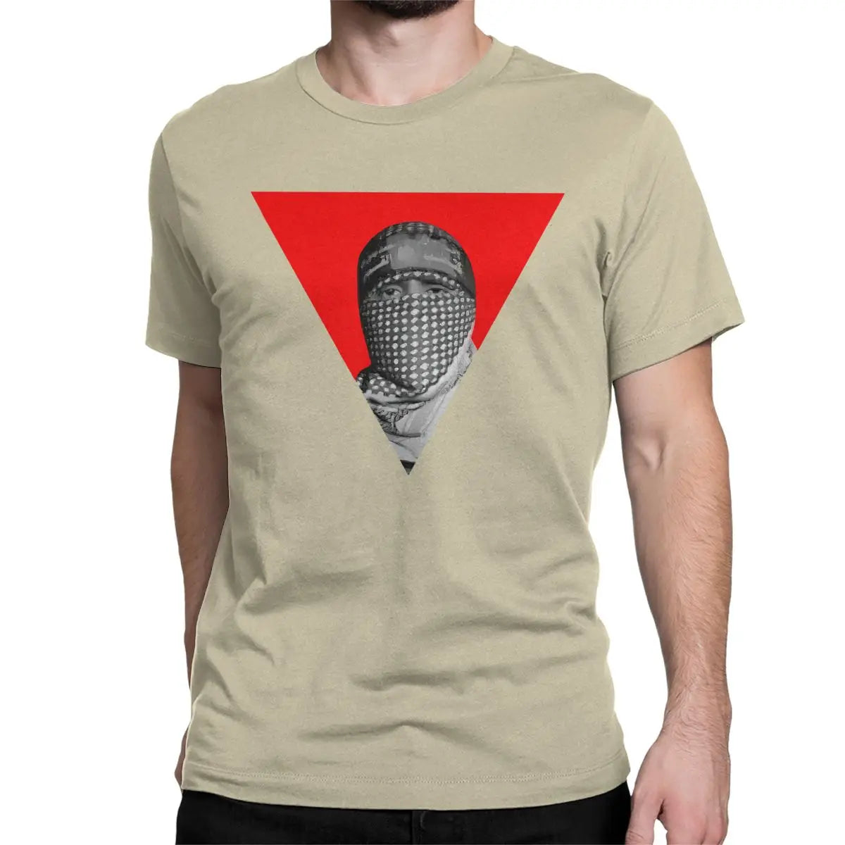 Pure cotton Hatta Kufiya T Shirts Short Sleeve Tops Plus Size