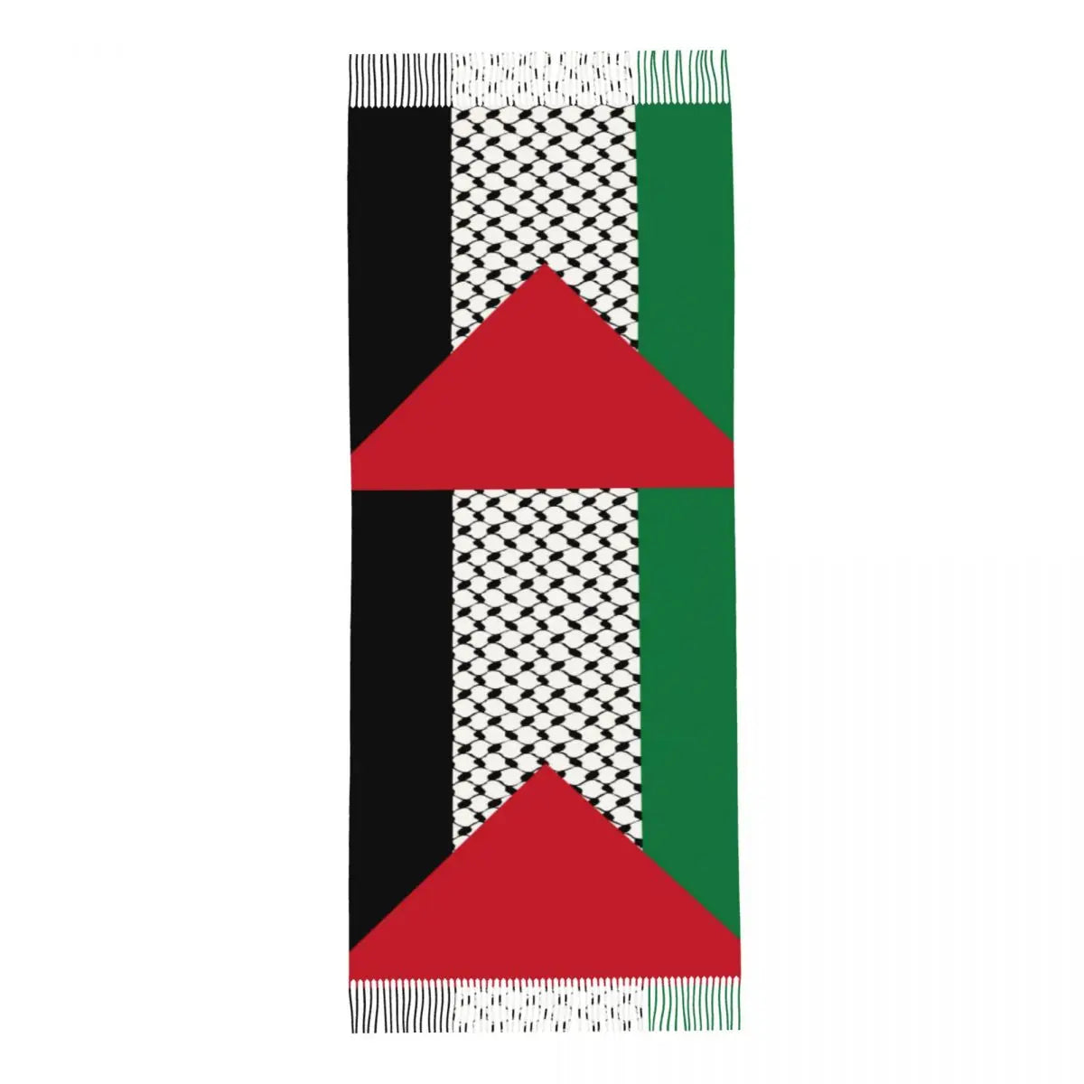 Palestine Flag Shawls Wrap Long Soft Scarf Hatta Kufiya Pattern