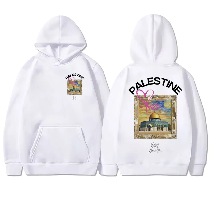2025 Palestine New Double-Sided print Graphic Hoodies