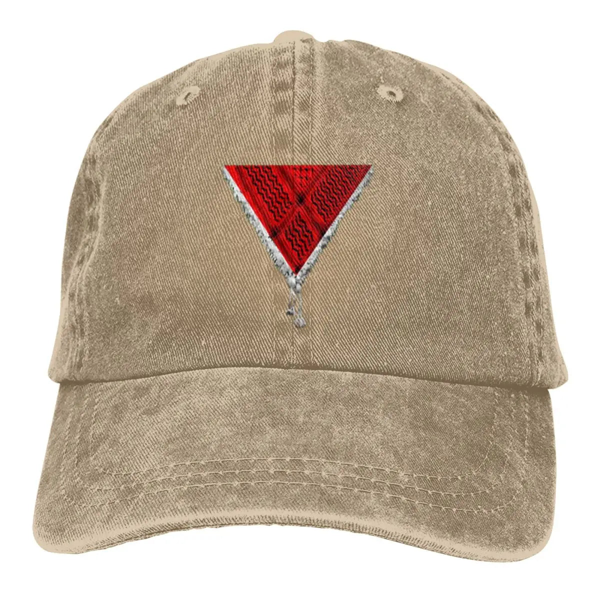 The Palestinian Red Triangle Casual Stylish A Baseball Cap