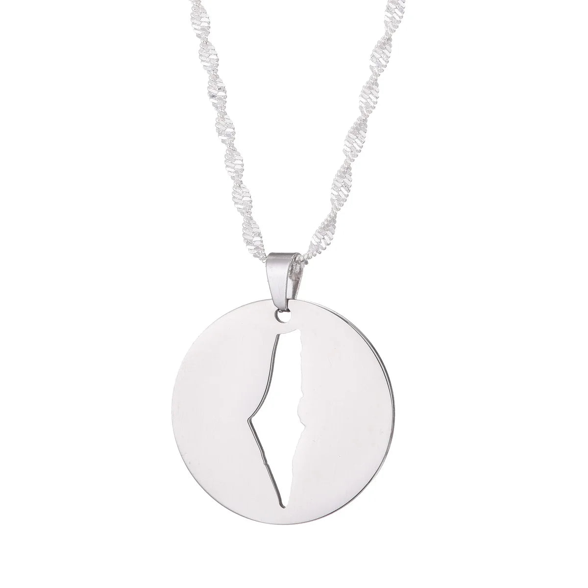 Stainless Steel Al-Aqsa Mosque Palestine Map Flag Pendant Necklaces Bracelet Ring Jewelry