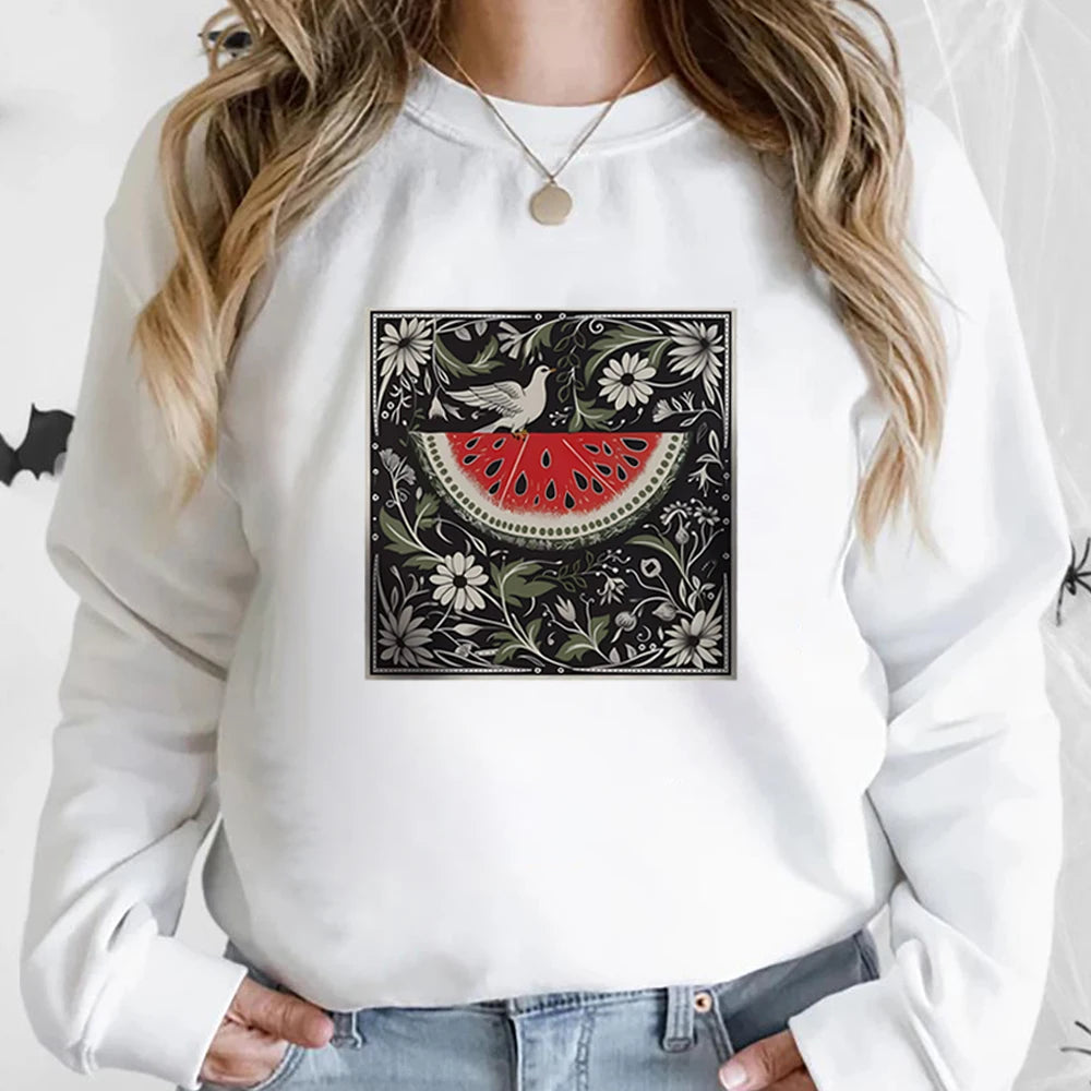 2024 New Autumn/Winter Watermelon Printed  Sweatshirt