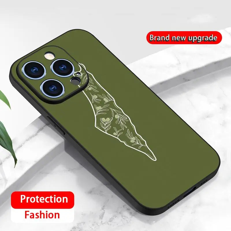 Palestine's map peace pattern Phone Case For iPhone Shockproof Cover