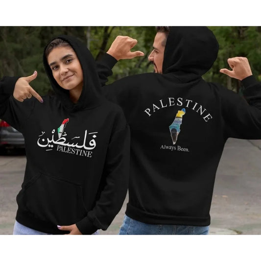 Palestine Hoodie Front/Back Printed Design Palestine