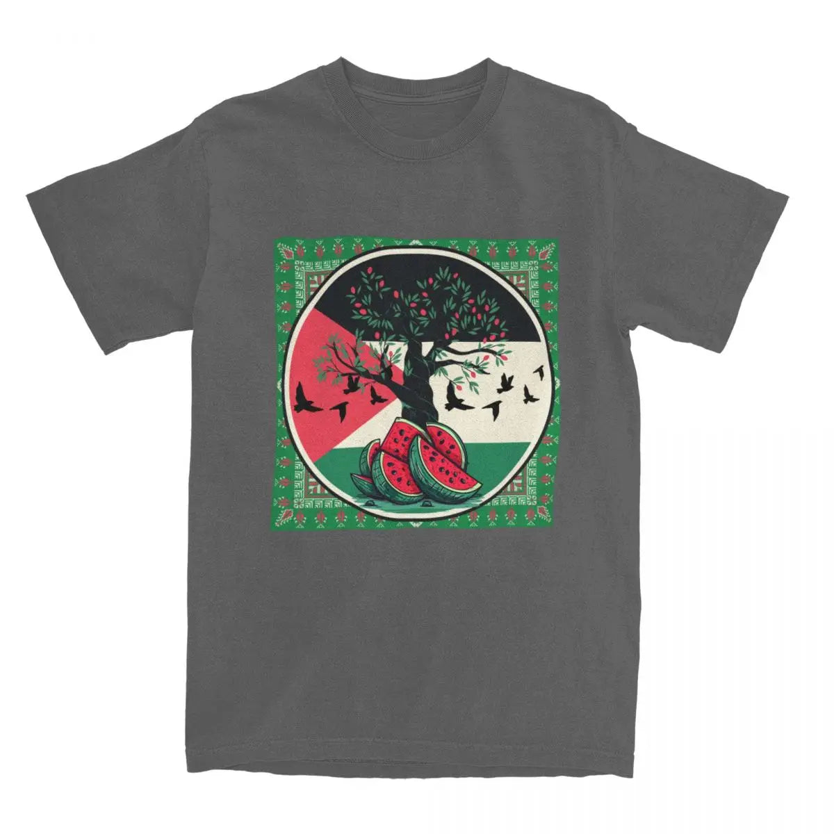 T-Shirts Palestine Watermelon 100% Cotton