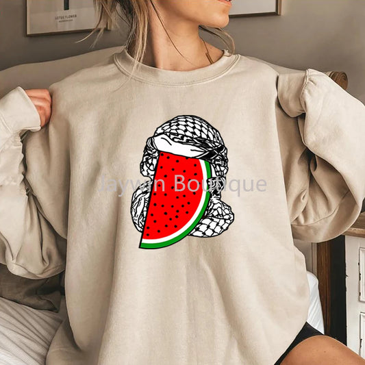 This Is Not A Watermelon Sweatshirt "Ceci N'est Pas Une Pastèque"