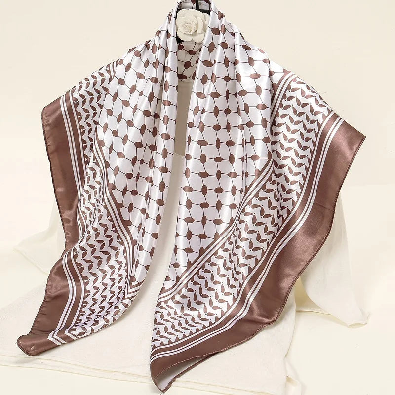 Newest Silk Square Scarf  Headscarf  Scarf 90*90cm