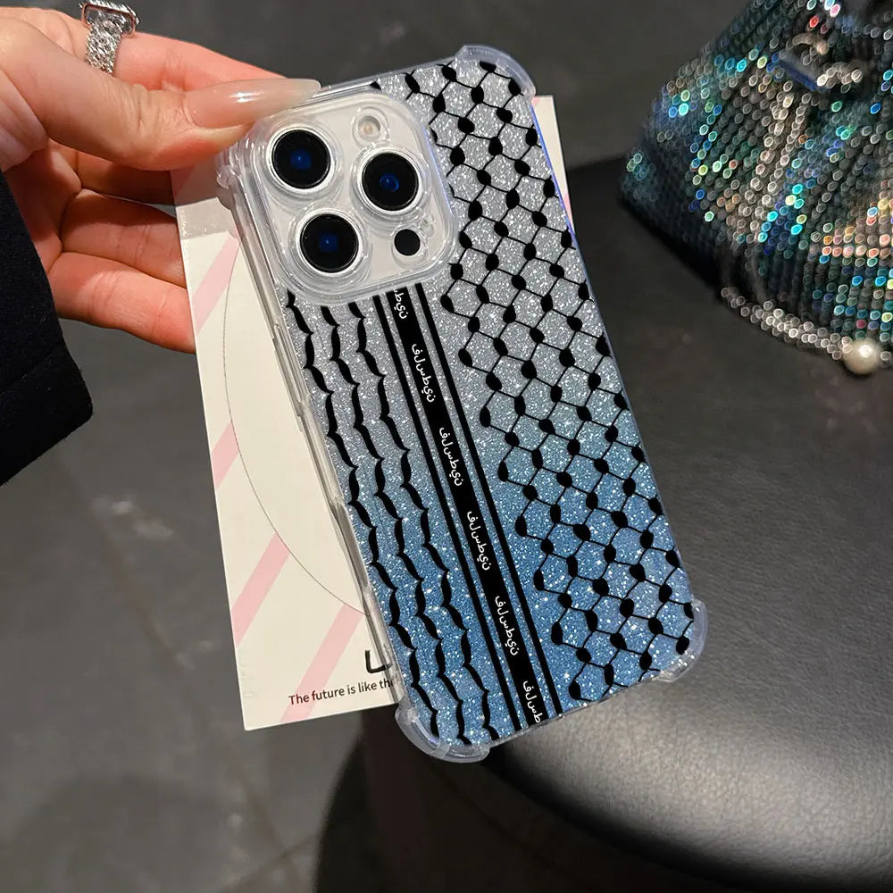 Fashion Hattah Keffiyeh Phone Case For iPhone Clear Back Cover