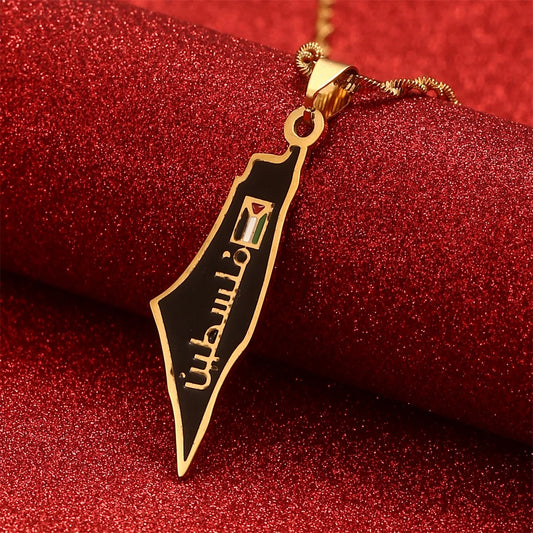 Two years guaranteed Palestine Pendant Chain Necklaces