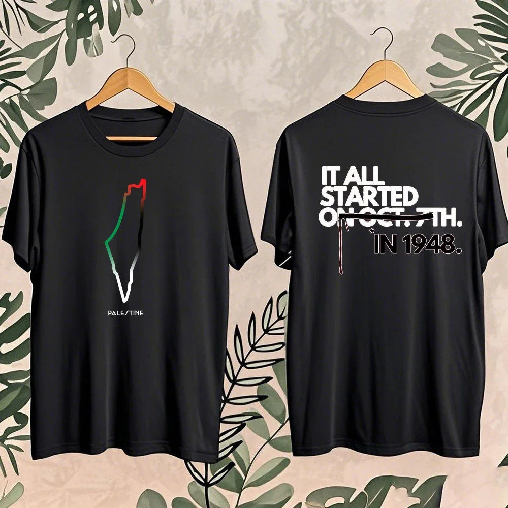 Palestinian Shirt Color of Watermelon 2025