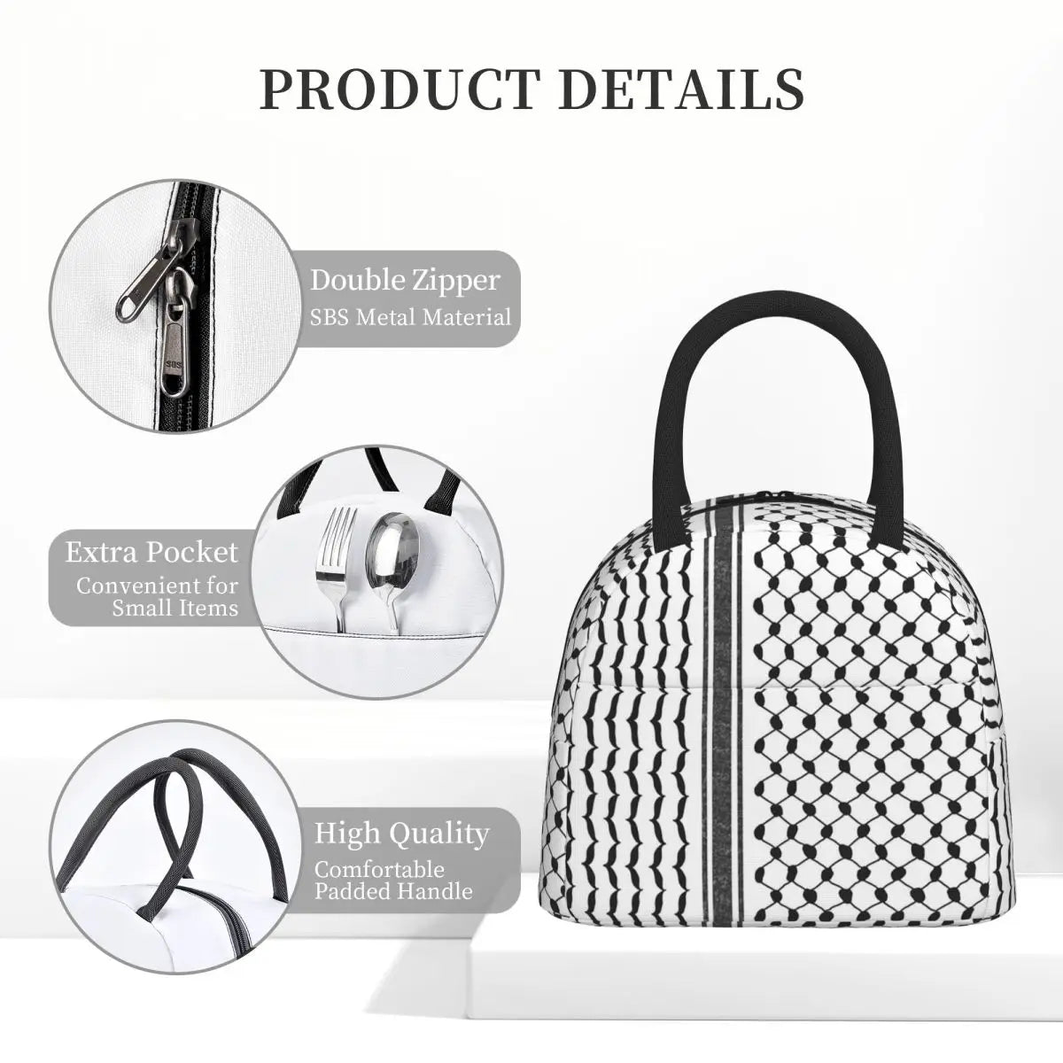 Hattah (Keffiyeh)  Lunch Bag for Kids School Cooler