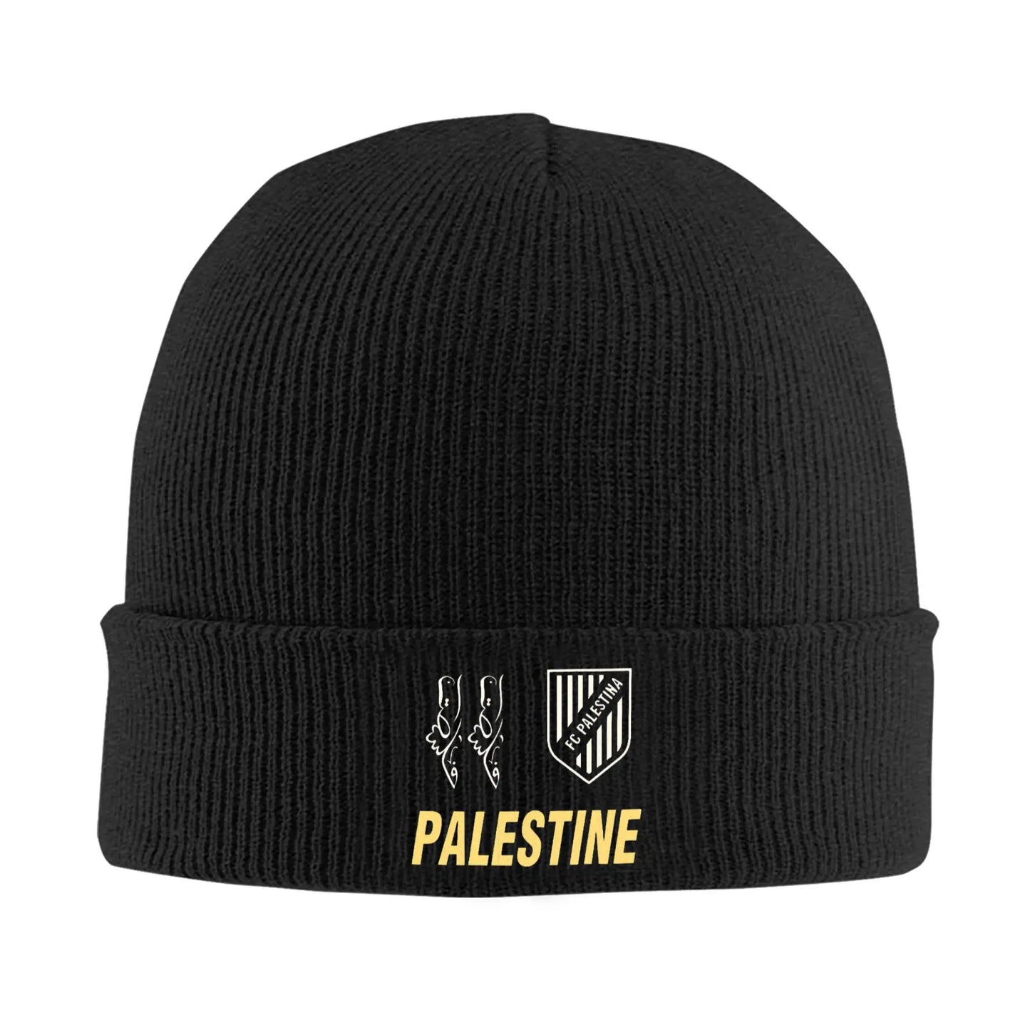 Palestine  hats Vintage Knit Hat Autumn Winter Kpop Caps