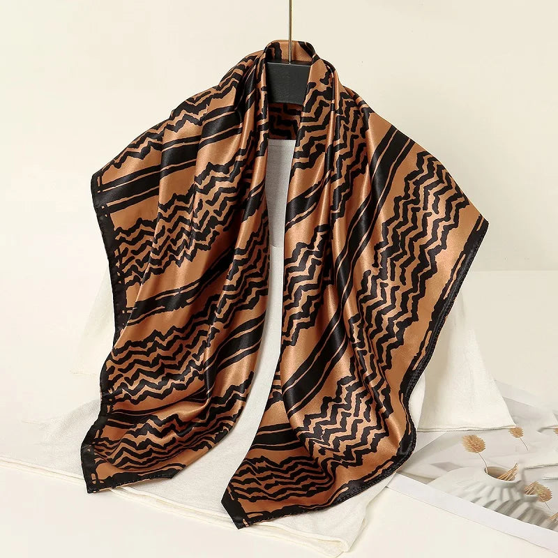 Newest Silk Square Scarf  Headscarf  Scarf 90*90cm