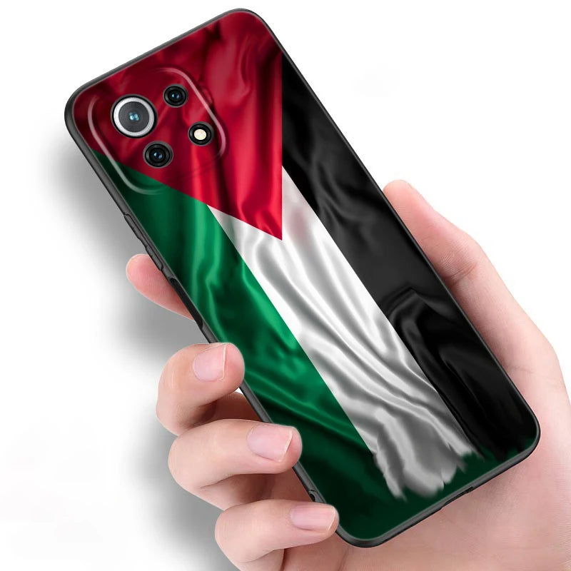 Palestine Flag MAP  Phone Case For Xiaomi POCO F3 X3 NFC X4 GT F5 F6 F7 M3 M4 M6 M7 X5 X7 Pro C40 C65 F4 M5 5G Cover