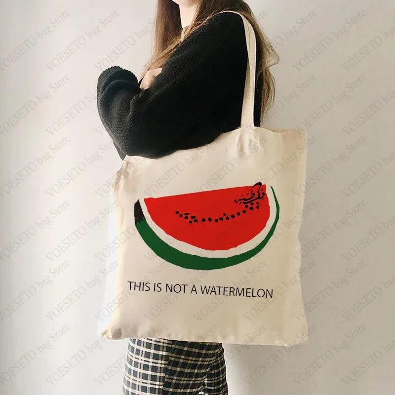 This Is Not A Watermelon Pattern  Shopping Bag