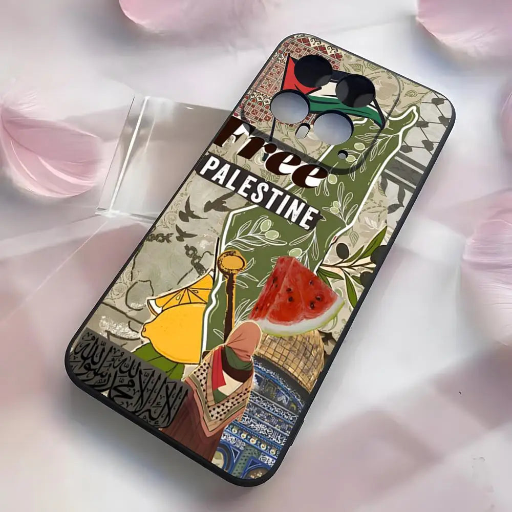 Palestine Flag Phone Case For Xiaomi 15 14 13 12 11 T Lite Ultra Redmi Note 14 13 12 Pro ProPlus 12 10 C 5G Cover