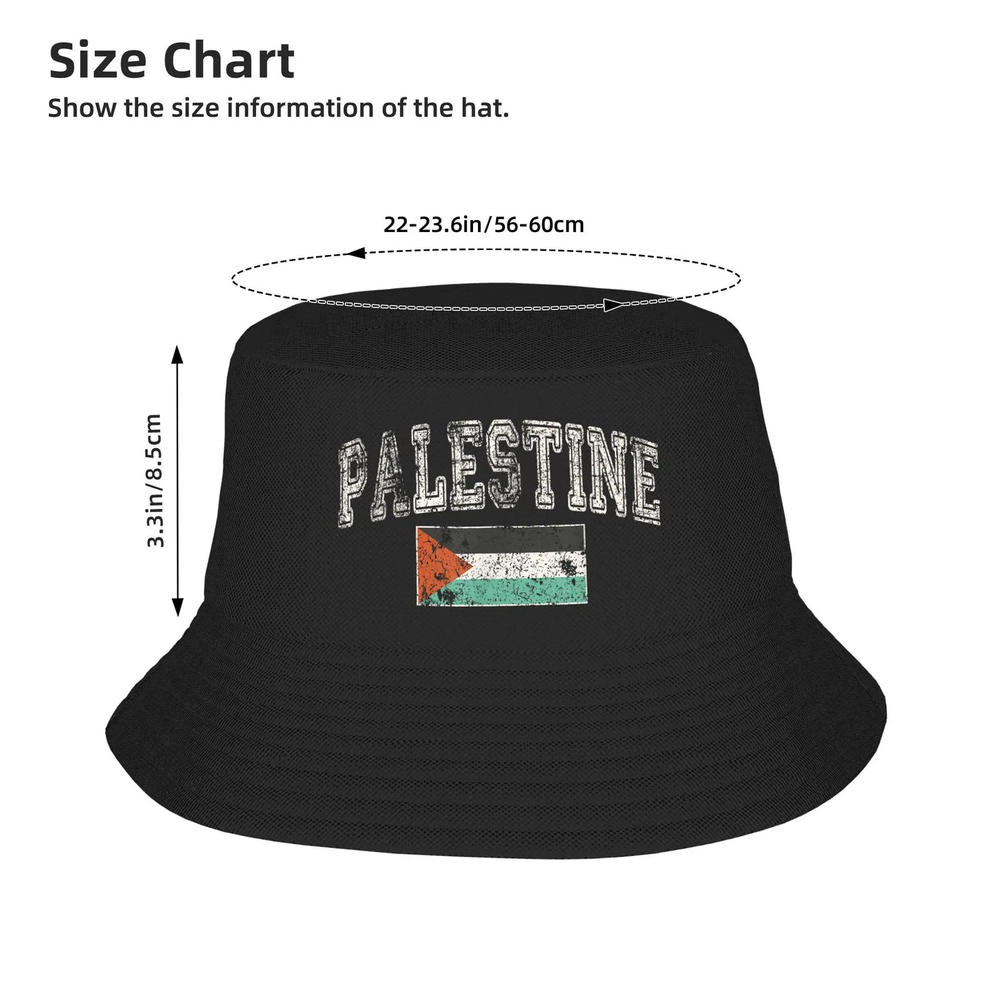 Flag Palestinian Bucket Hat