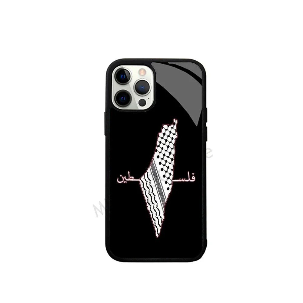Keffiyeh Palestine Map Phone Case Strong Magnetic For IPhone