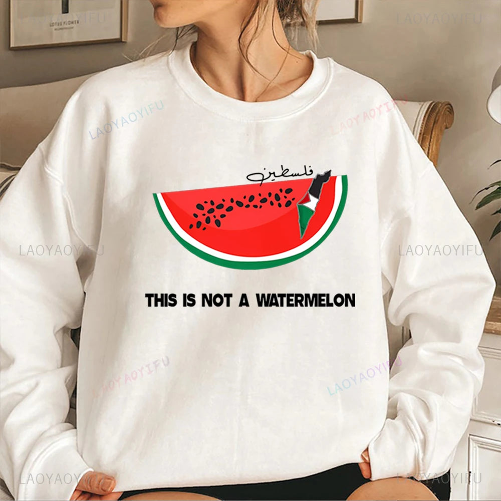 This Is Not A Watermelon Sweatshirt "Ceci N'est Pas Une Pastèque"  Hoodie