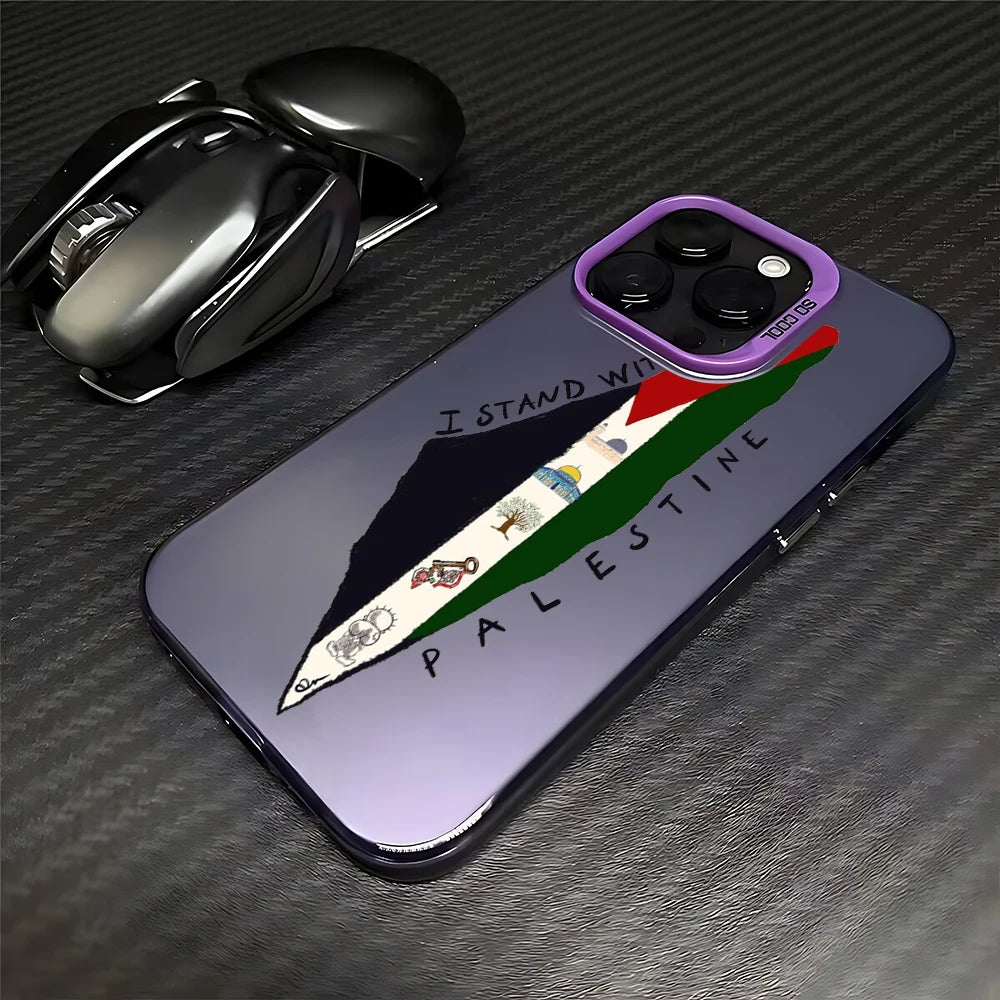 Phone Case Palestine's iPhone Candy Matte Shockproof Back Cover