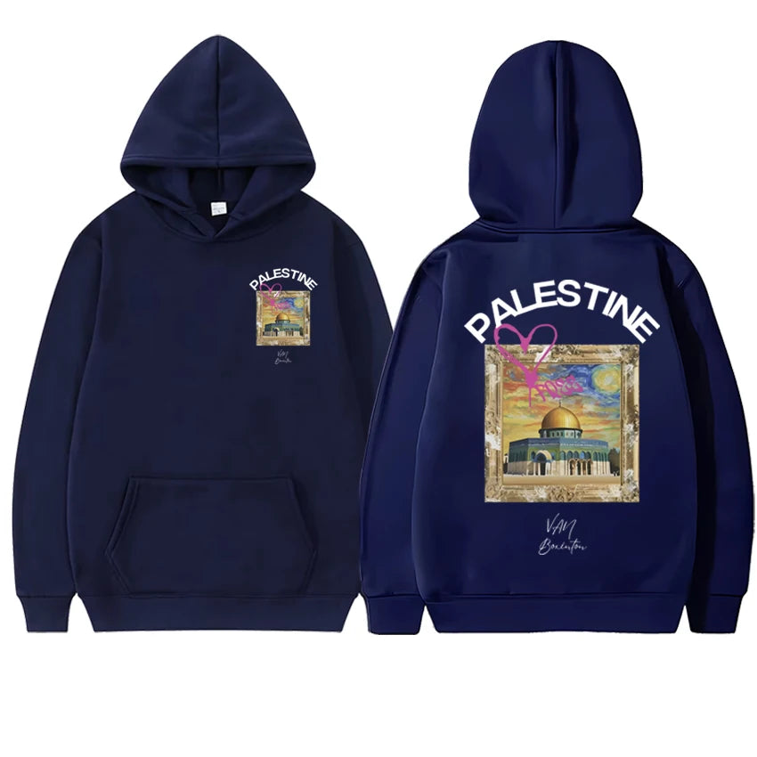 2025 Palestine New Double-Sided print Graphic Hoodies