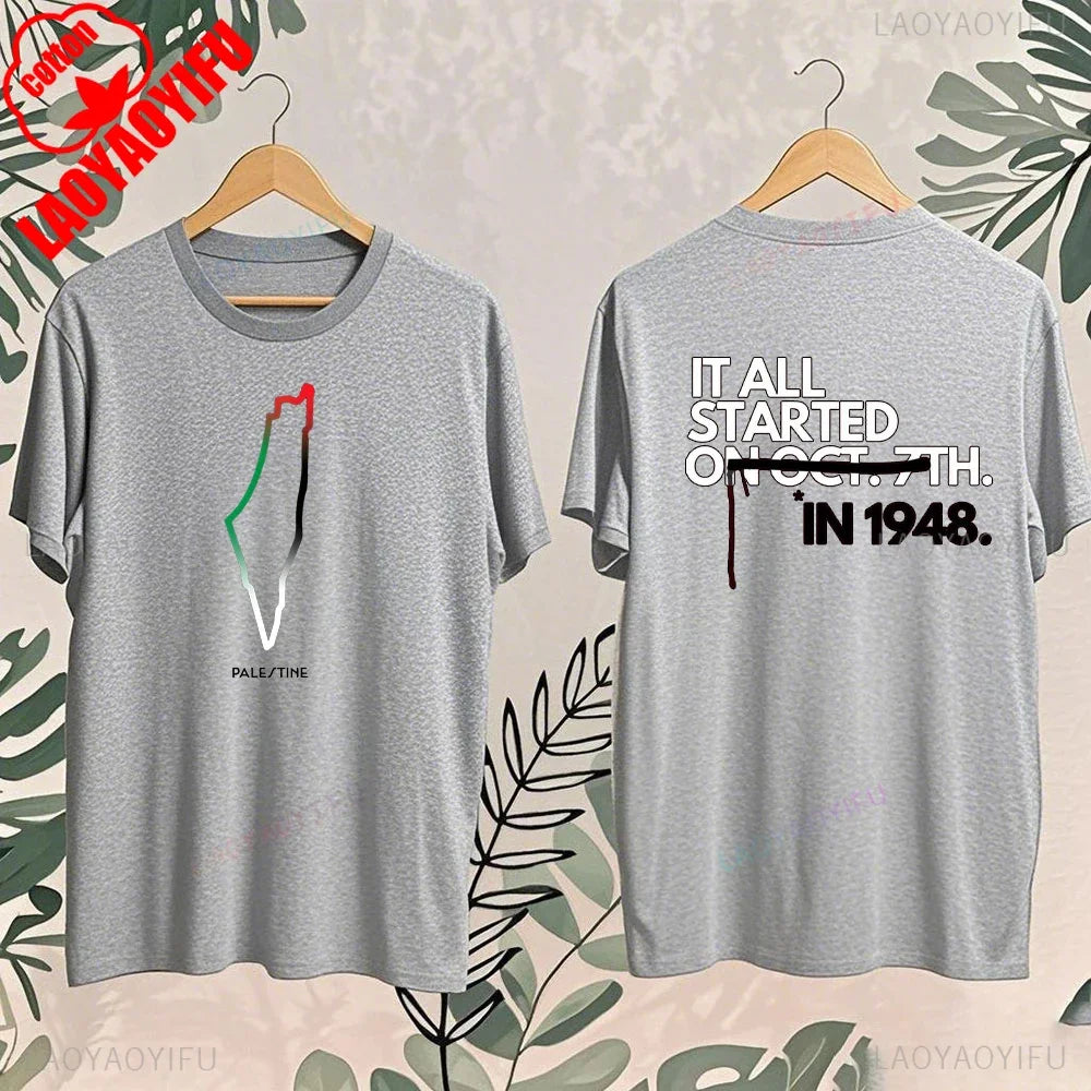 Palestinian Shirt Color of Watermelon 2025