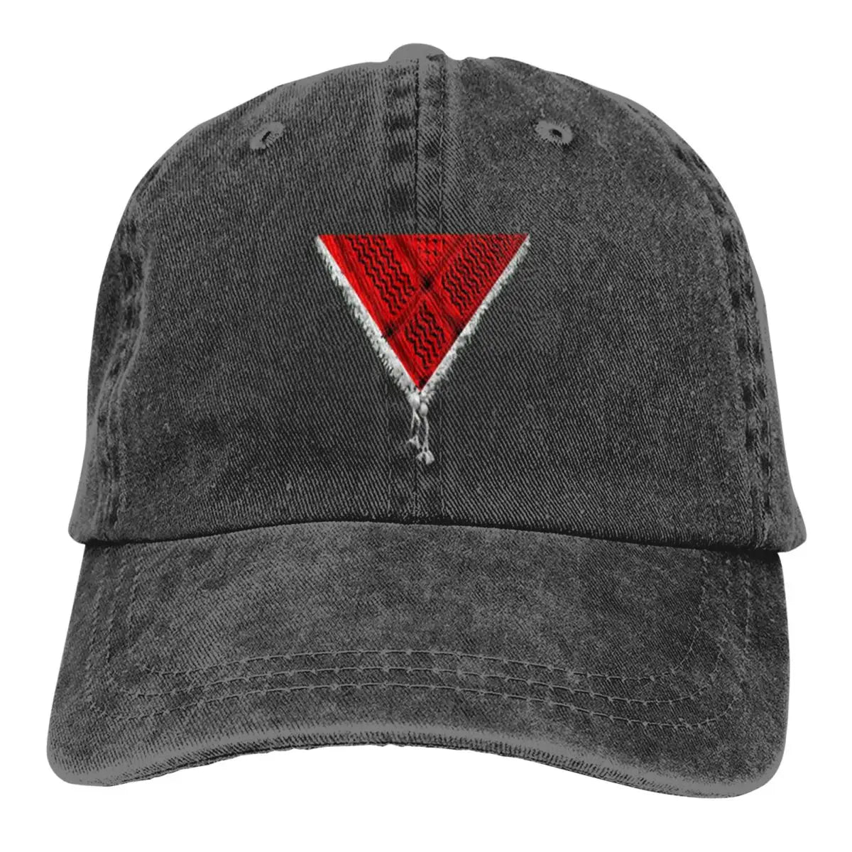 The Palestinian Red Triangle Casual Stylish A Baseball Cap
