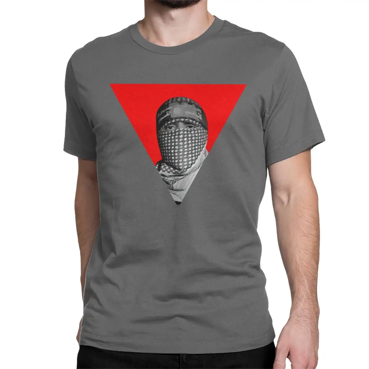 Pure cotton Hatta Kufiya T Shirts Short Sleeve Tops Plus Size