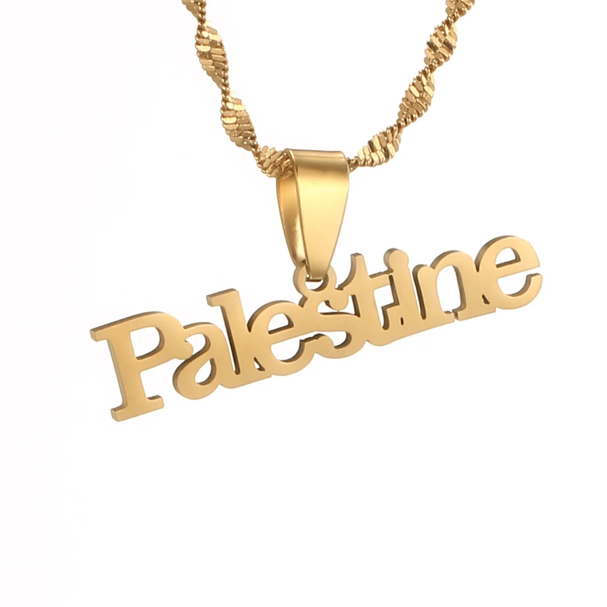 Two-Year Guarantee Palestine Vintage Map Pendant