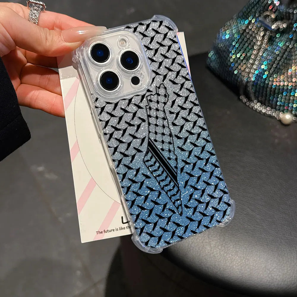 Fashion Hattah Keffiyeh Phone Case For iPhone Clear Back Cover