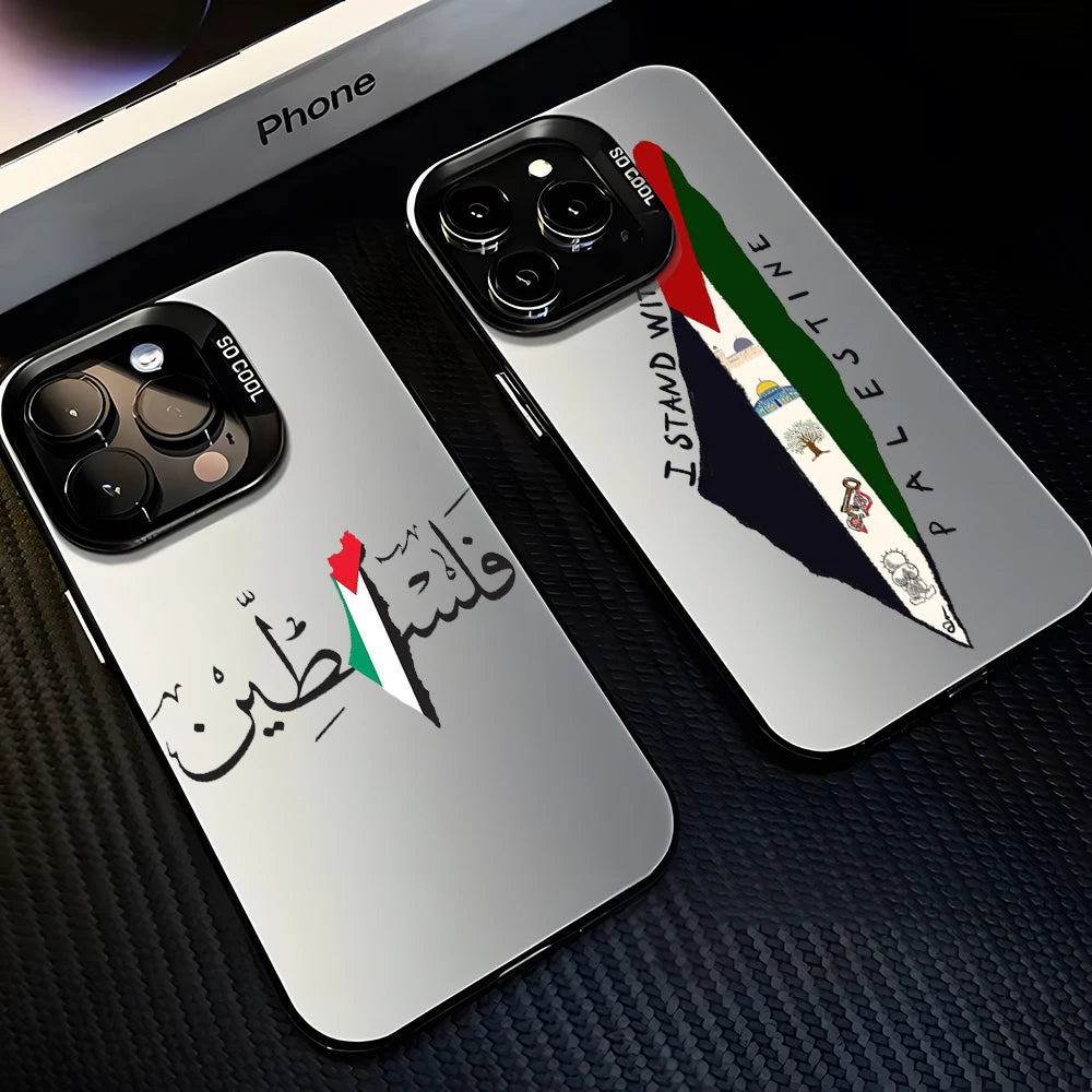Phone Case Palestine's iPhone Candy Matte Shockproof Back Cover