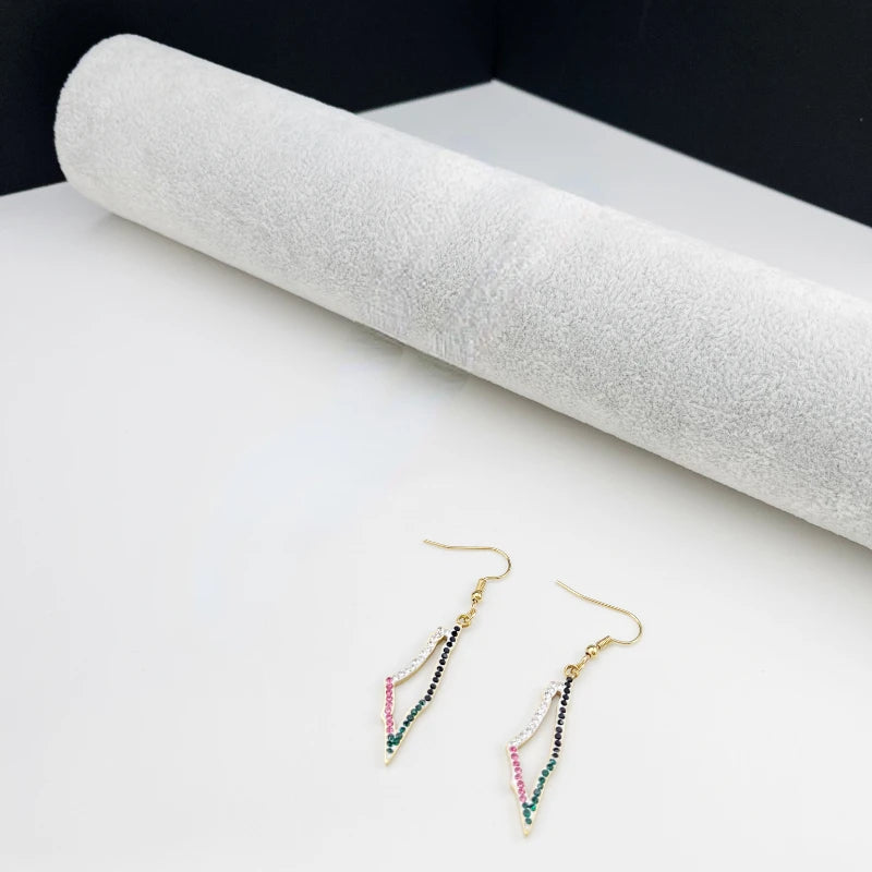 Palestine map frame necklace