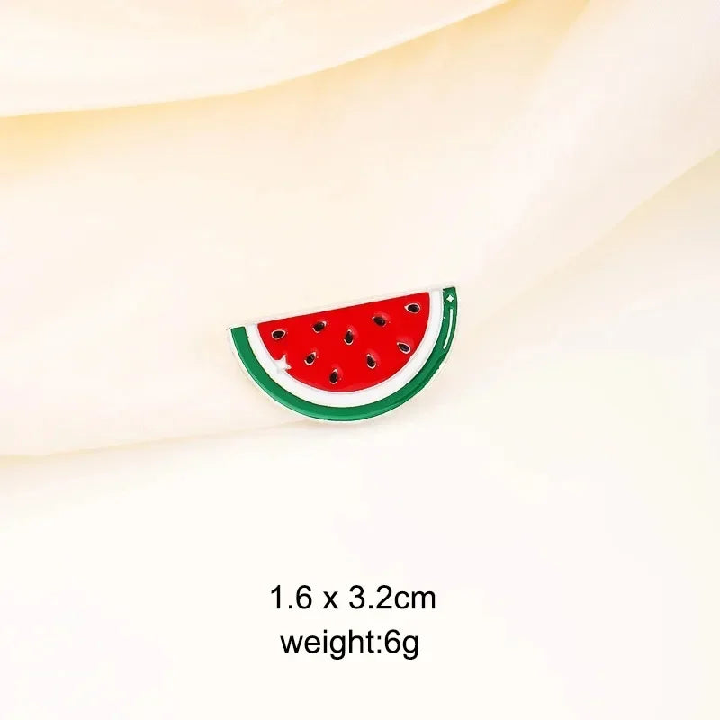NOT A Watermelon Brooch Pin Handala Heart