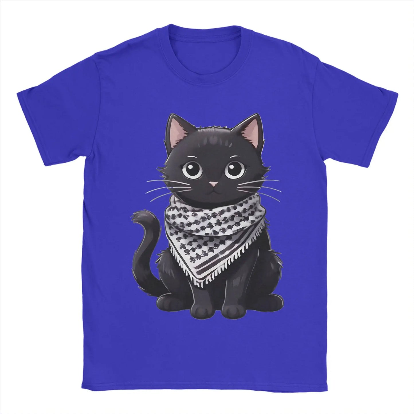 Palestine Cat Wearing the keffiyeh T-Shirts