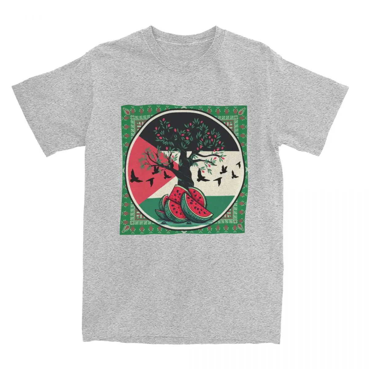 T-Shirts Palestine Watermelon 100% Cotton