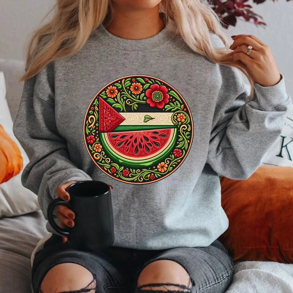 Watermelon Symbol Freedom Sweatshirt