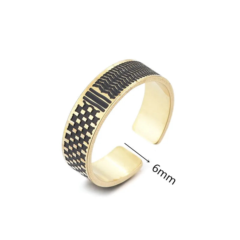Palestine kuffya and map Ring