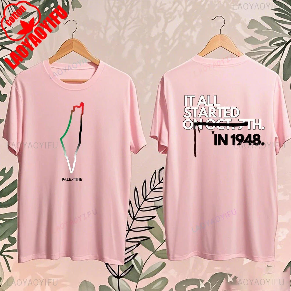 Palestinian Shirt Color of Watermelon 2025