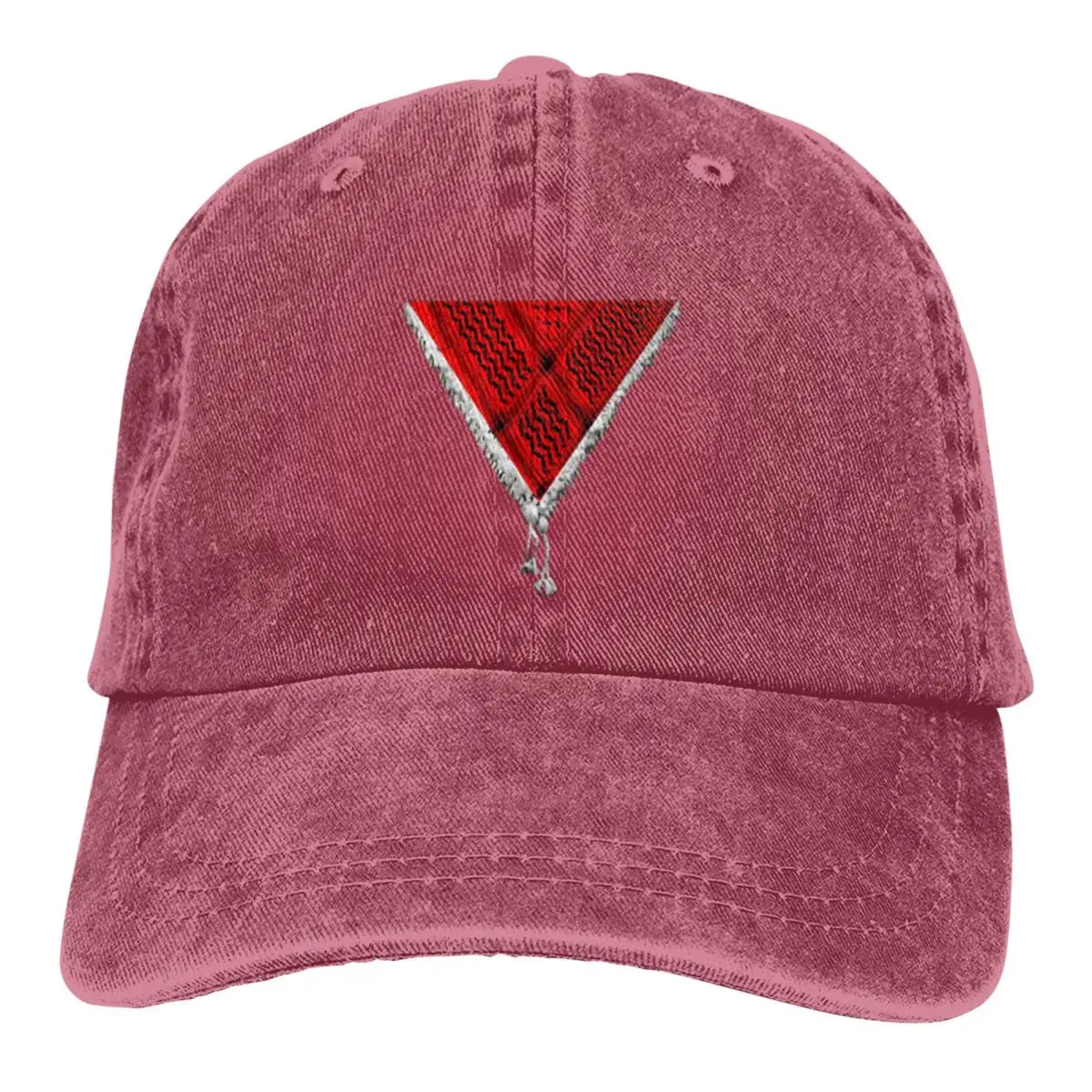 The Palestinian Red Triangle Casual Stylish A Baseball Cap