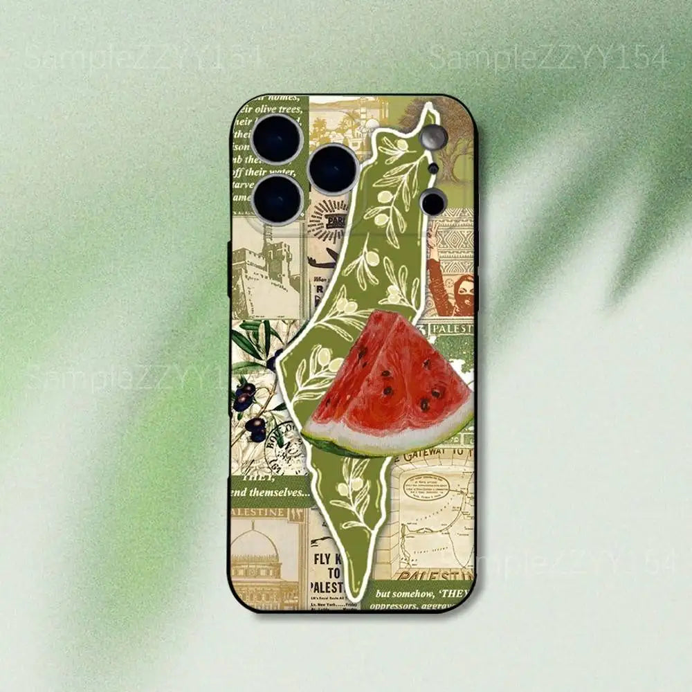 Embroidere Palestines Phone Case For iPhone